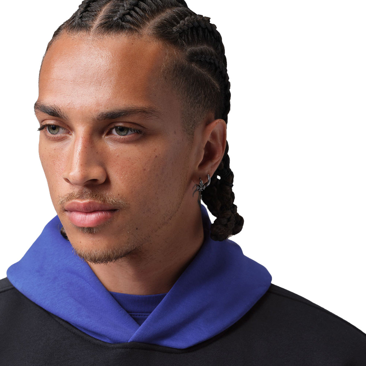 Jordan Brooklyn Mountainside Pullover Hoodie 'BLACK/LIGHT CONCORD/WHITE'