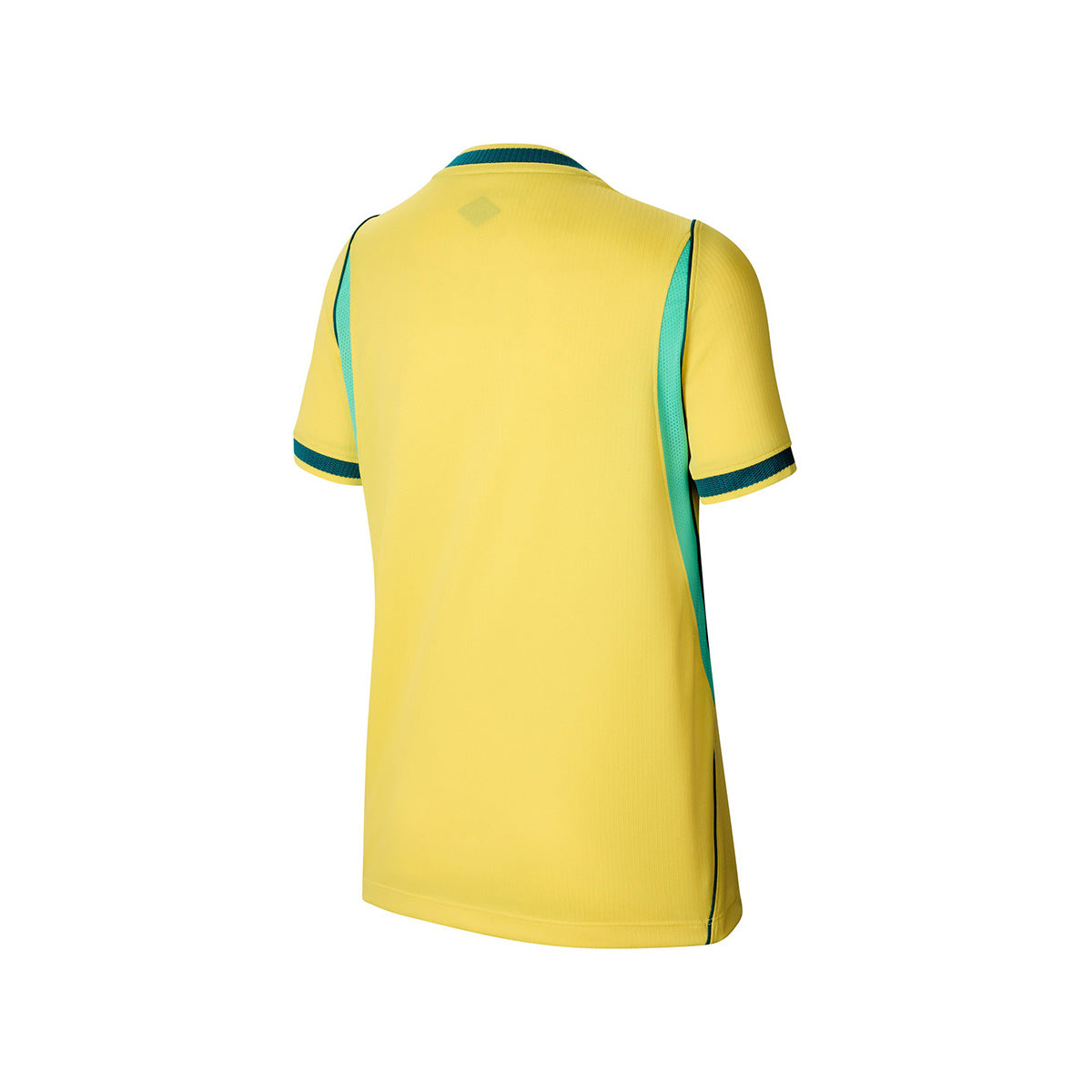 Big Kids' Brasil Dri-FIT Soccer Jersey 'CANARY/LIGHT MENTA/GEODE TEAL'