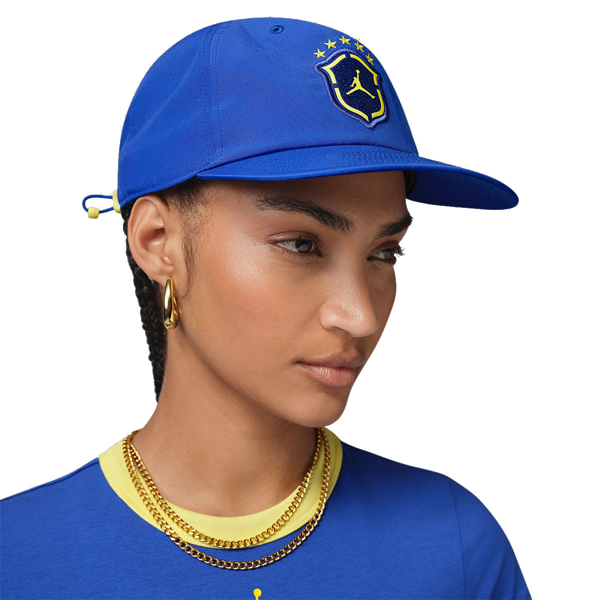 Jordan Pro Brasil P6 Cap 'OLD ROYAL/YELLOW PULSE'