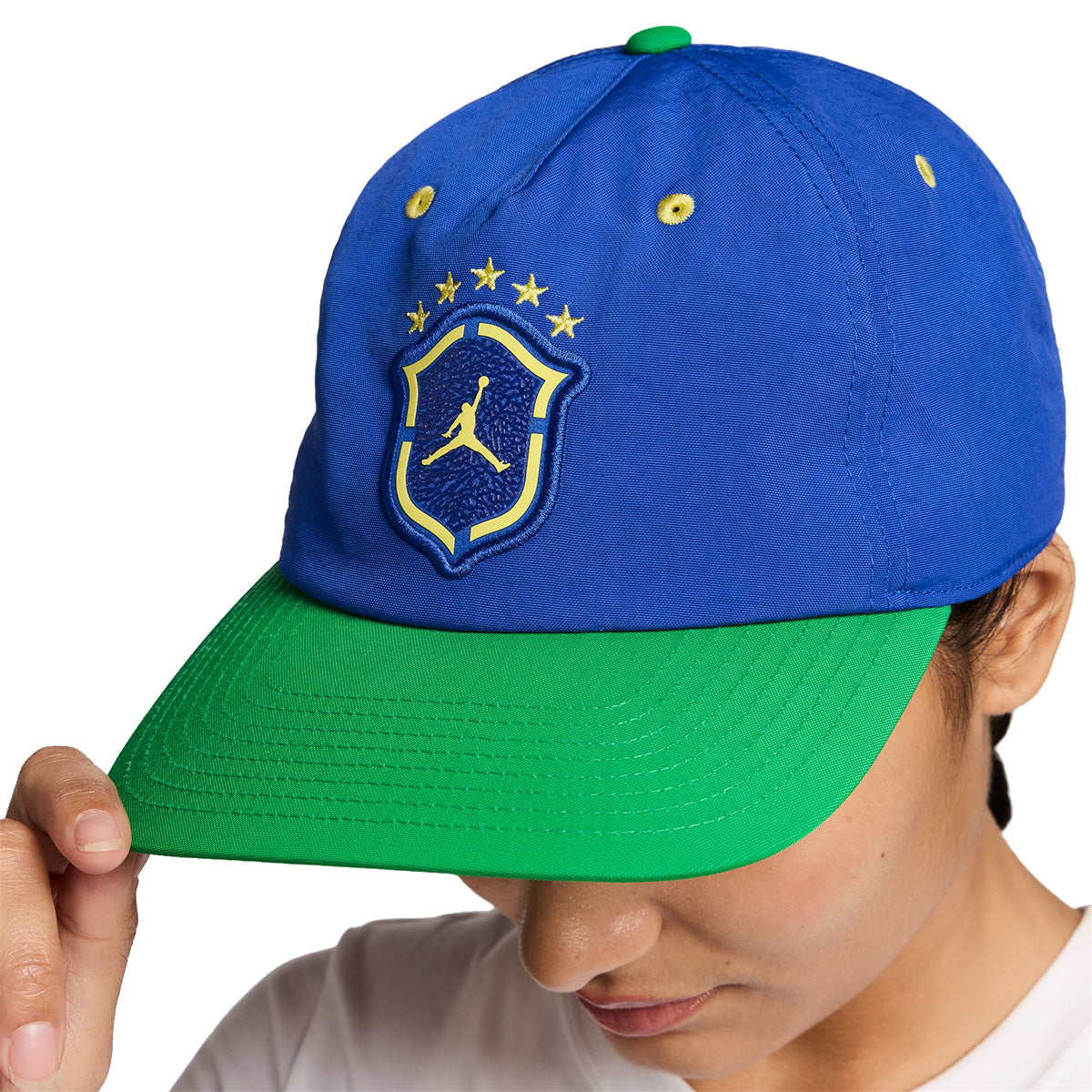 Jordan Pro Brasil P6 Cap 'OLD ROYAL/YELLOW PULSE'