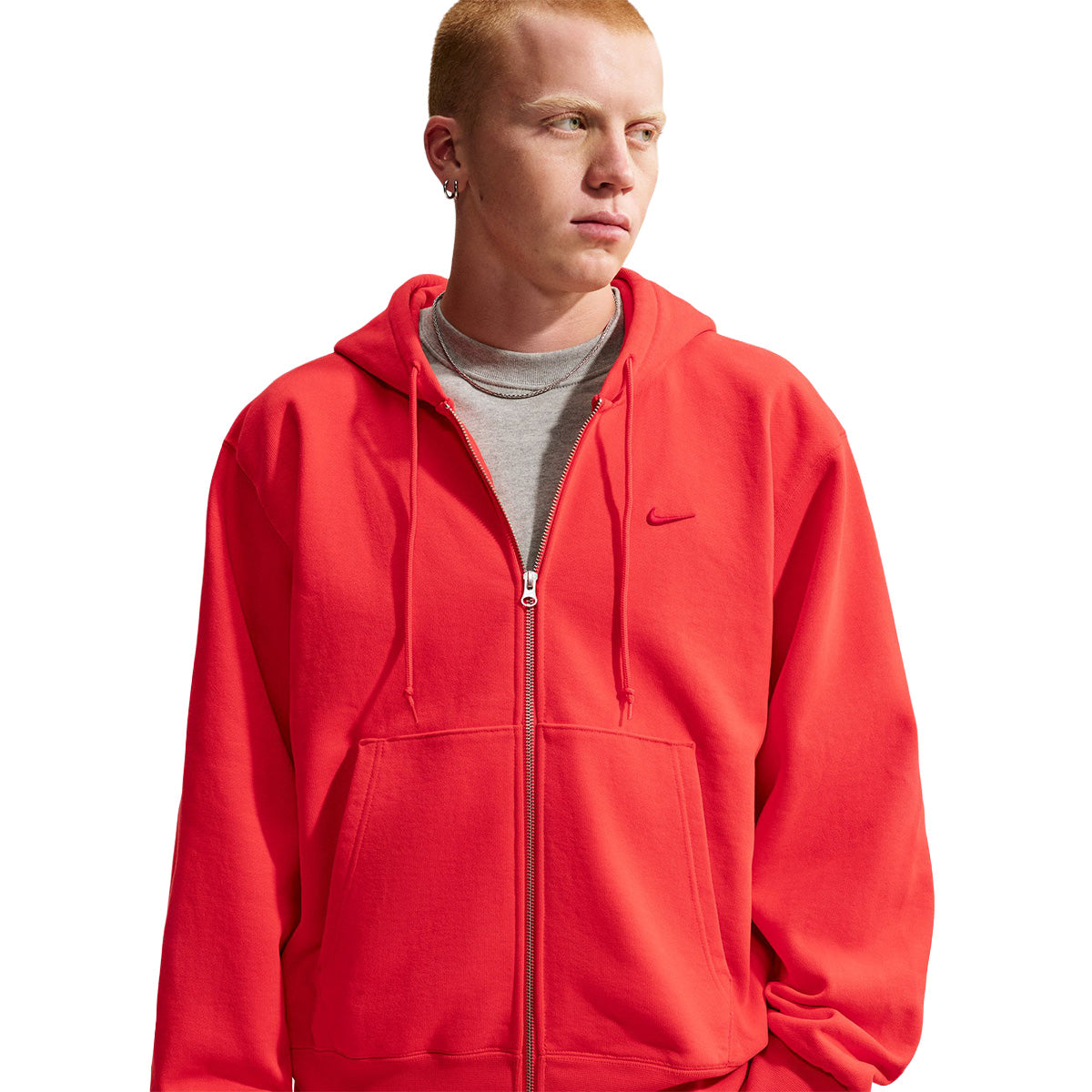 Energy Full zip hoodie 'LT CRIMSON'