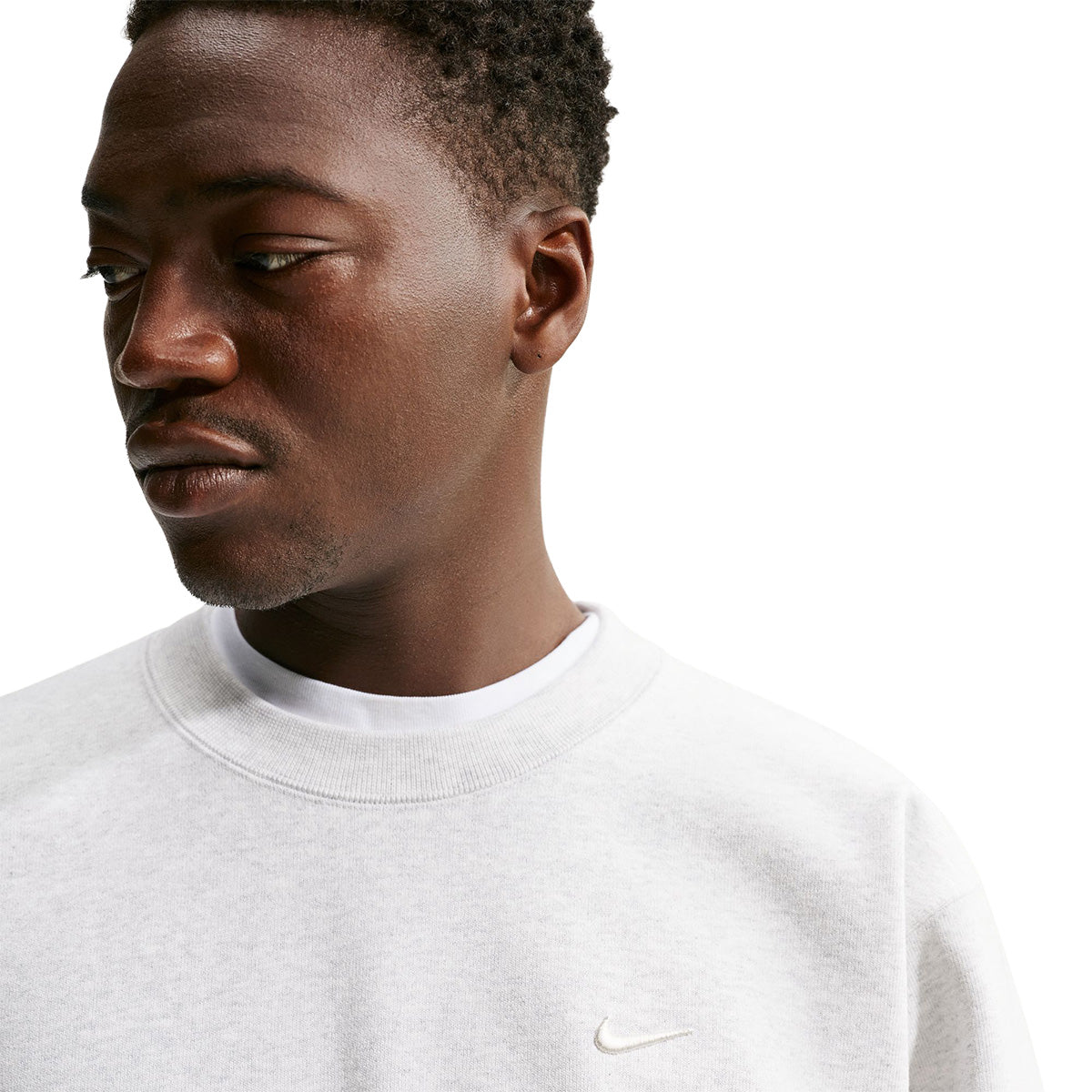 Energy Fleece Crew-Neck Sweatshirt 'BIRCH HEATHER'