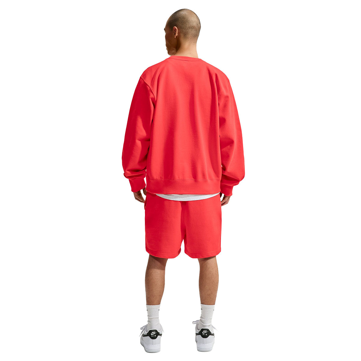 Energy Fleece crew neck sweatshirt 'LT CRIMSON'