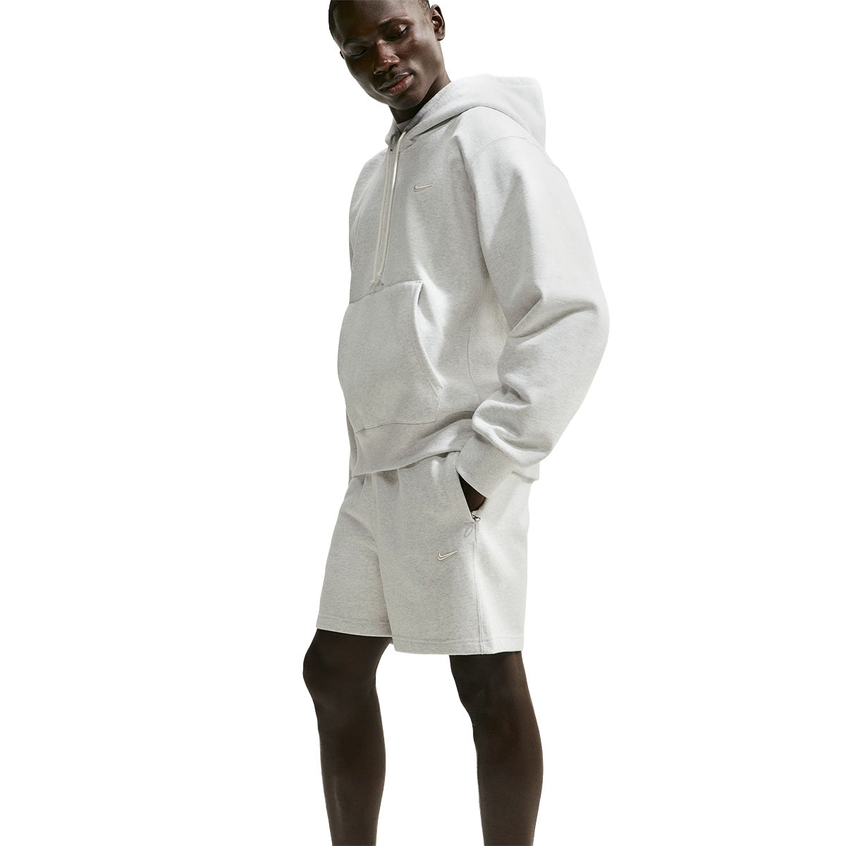 Energy Mens Fleece Shorts 'BIRCH HEATHER'