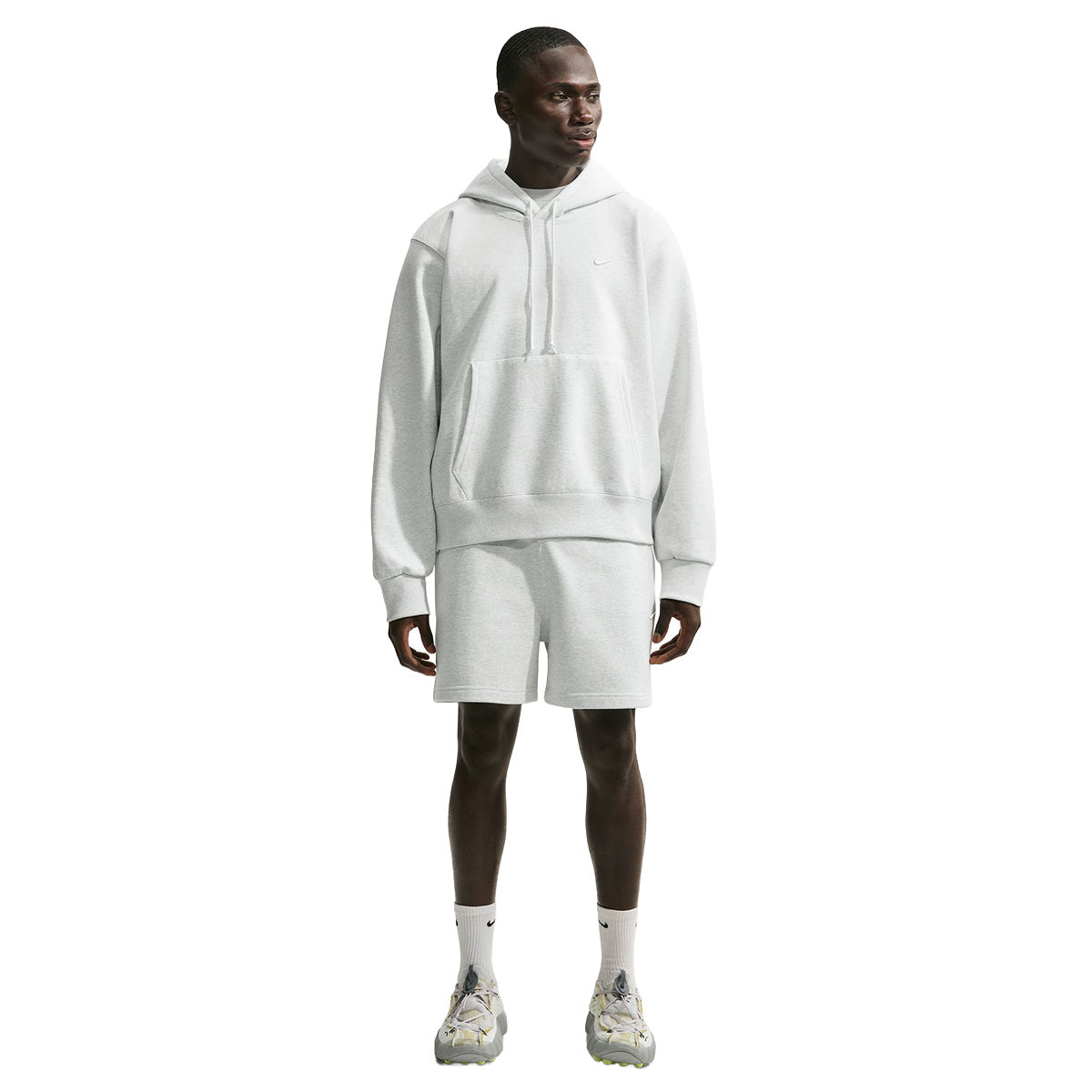 Energy Mens Fleece Shorts 'BIRCH HEATHER'