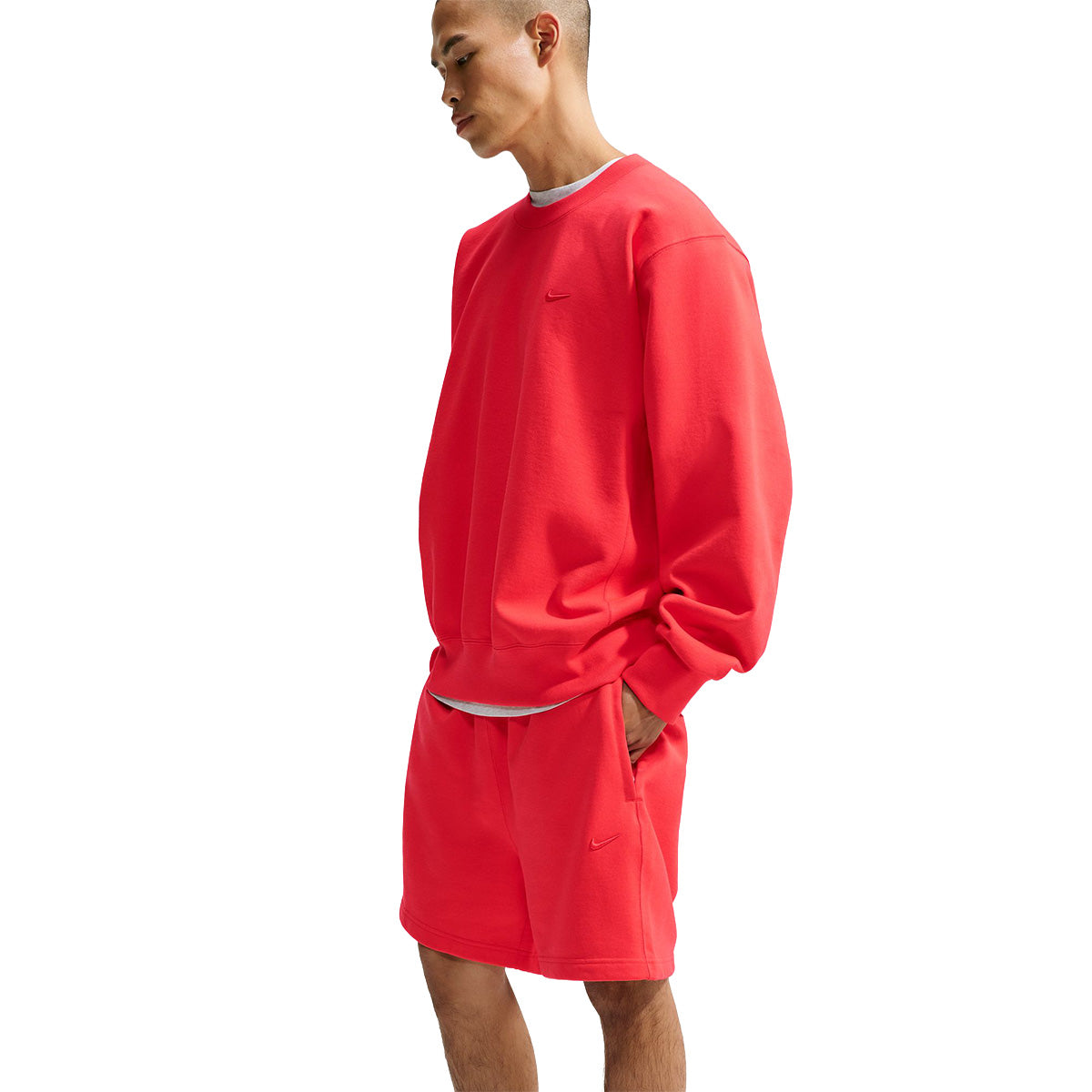 Energy Fleece Shorts 'LT CRIMSON'