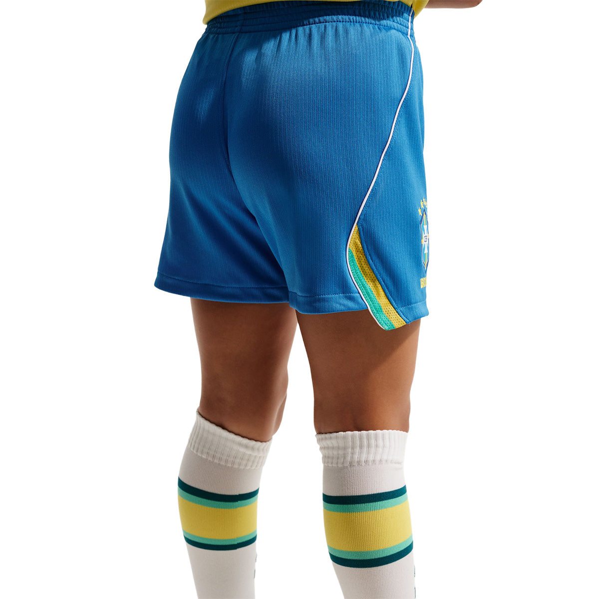 Brazil 2026 Stadium Home Little Kids' Soccer 3-Piece Kit 'CANARY/LIGHT MENTA/GEODE TEAL'