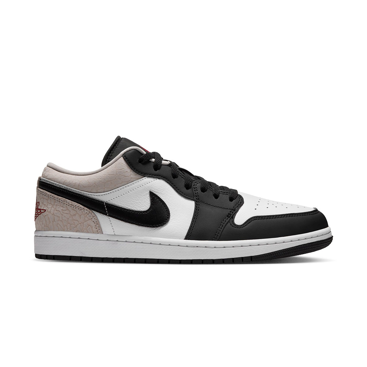 AIR JORDAN 1 LOW SE 'BLACK/TEAM RED-WHITE-LT OREWOOD BRN'