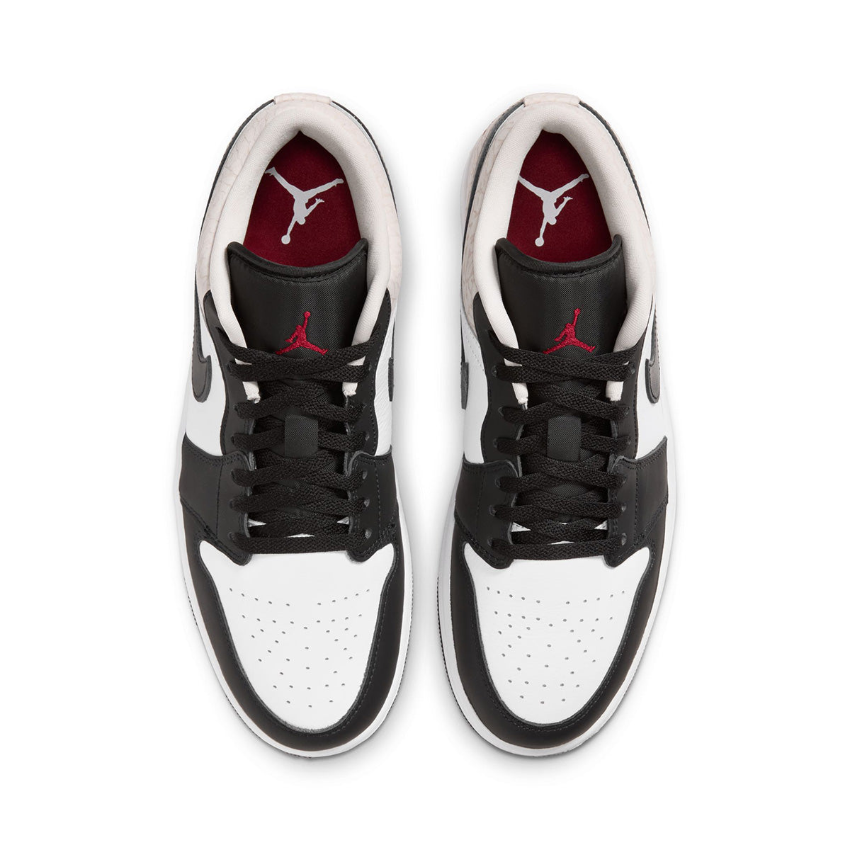 AIR JORDAN 1 LOW SE 'BLACK/TEAM RED-WHITE-LT OREWOOD BRN'