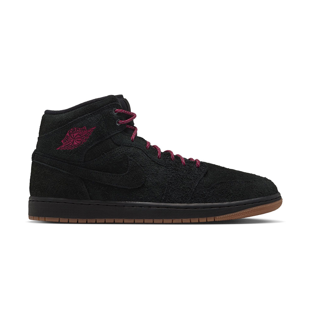 Air Jordan 1 Mid SE 'BLACK/TEAM RED/GUM MED BROWN'