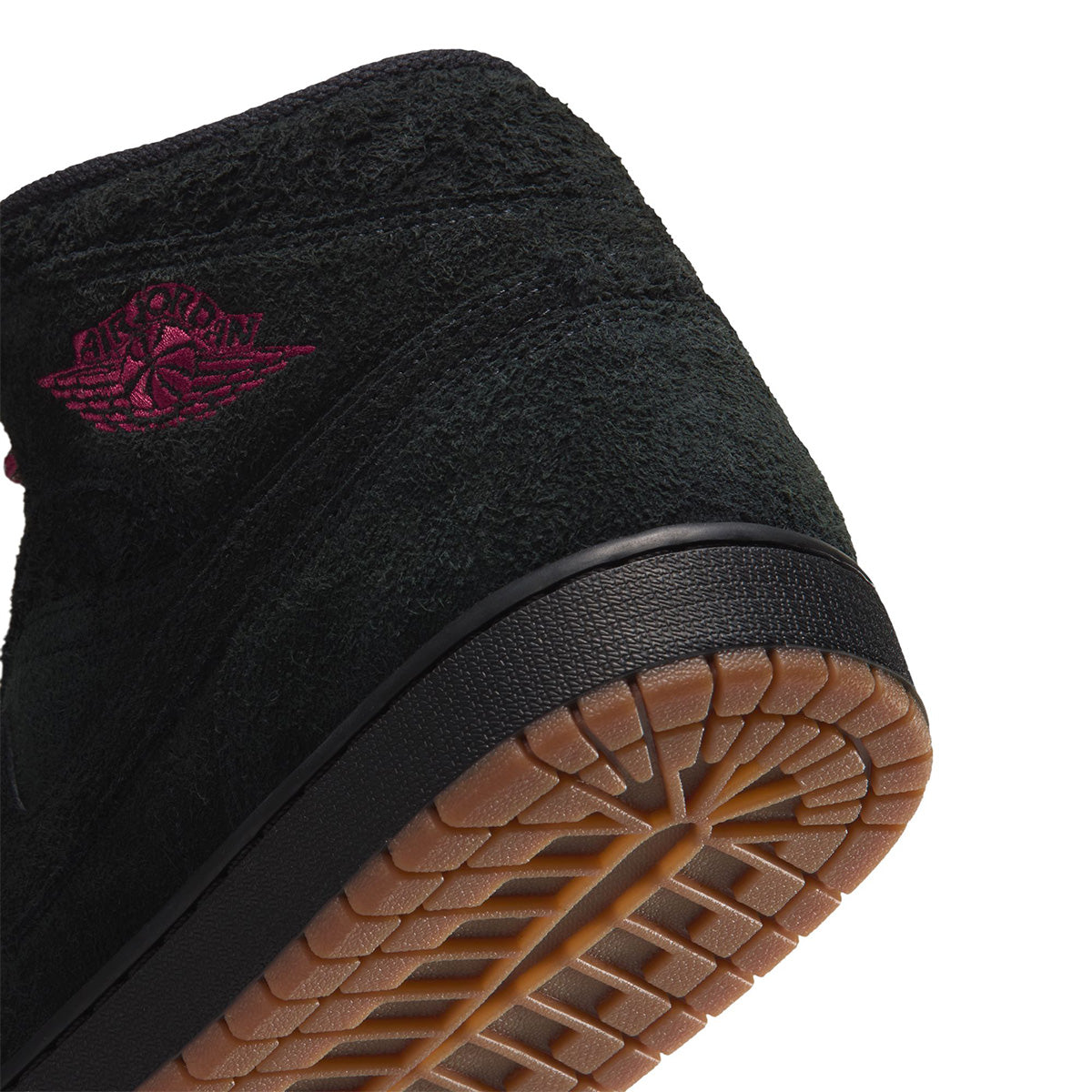 Air Jordan 1 Mid SE 'BLACK/TEAM RED/GUM MED BROWN'