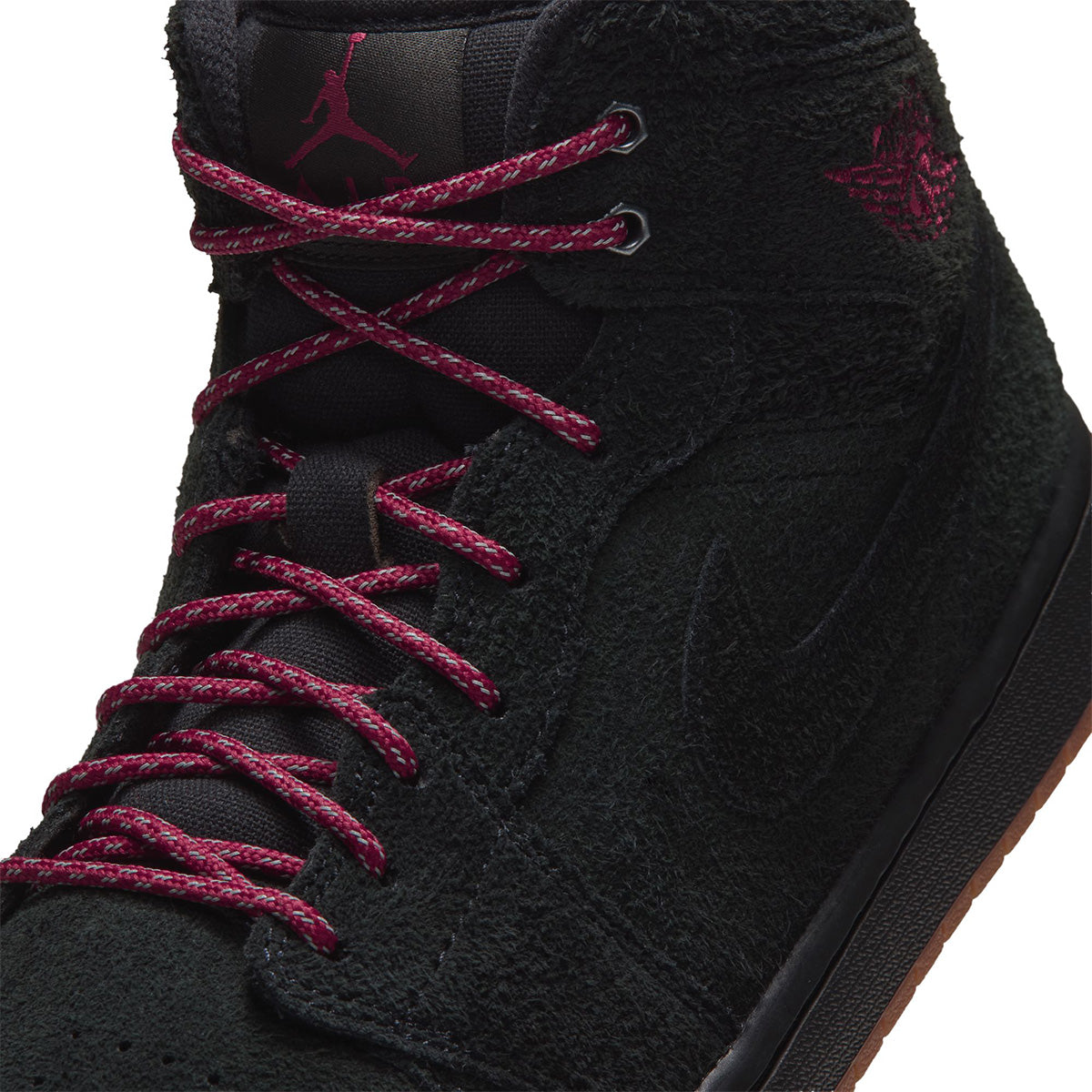 Air Jordan 1 Mid SE 'BLACK/TEAM RED/GUM MED BROWN'