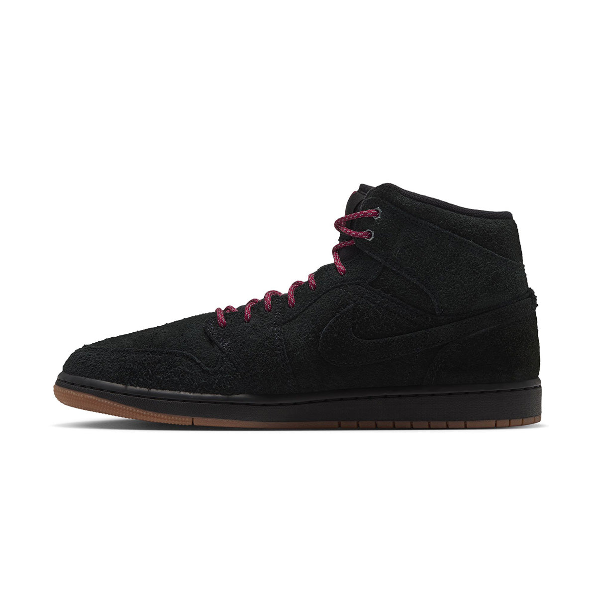 Air Jordan 1 Mid SE 'BLACK/TEAM RED/GUM MED BROWN'