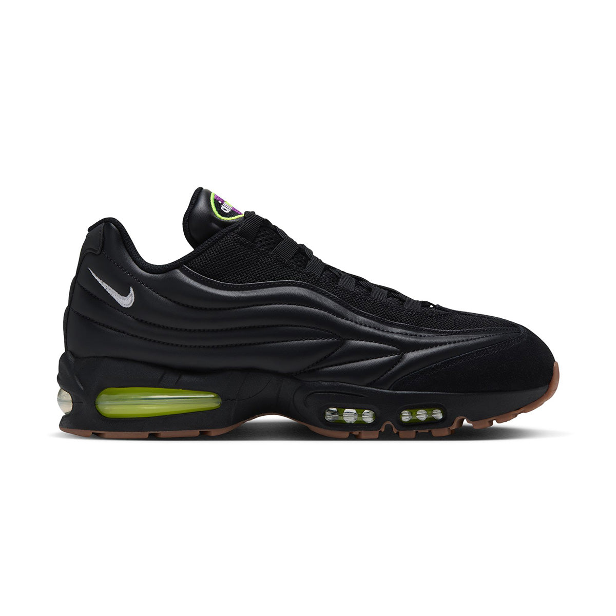 Air Max 95 Big Bubble Premium 'BLACK/WHITE/GUM MED BROWN/VOLT'