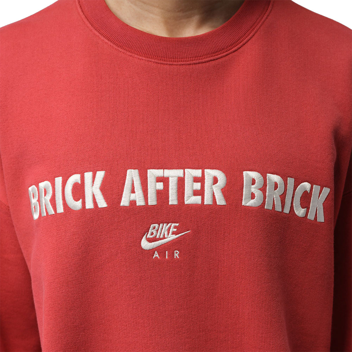 Jordan BIKE AIR + Nigel Sylvester Fleece Sweatshirt 'CINNABAR'