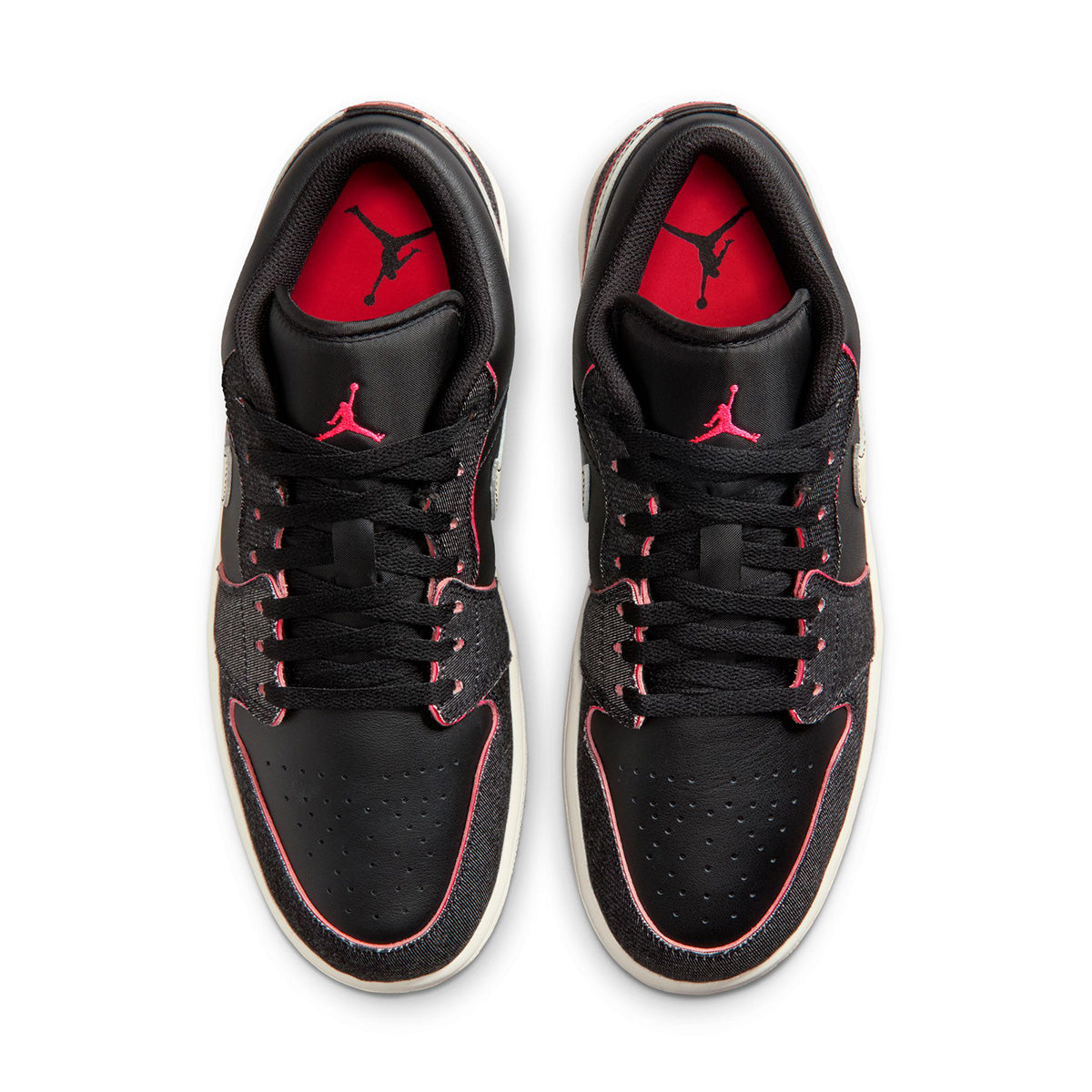 Air Jordan 1 Low SE 'Black/Black/Racer Pink/Pale Ivory'