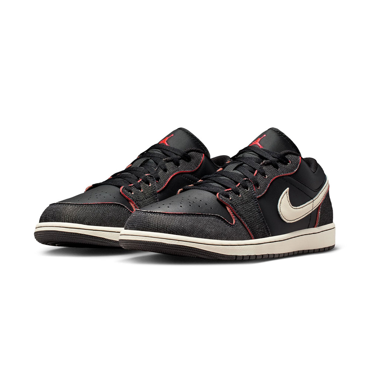 Air Jordan 1 Low SE 'Black/Black/Racer Pink/Pale Ivory'