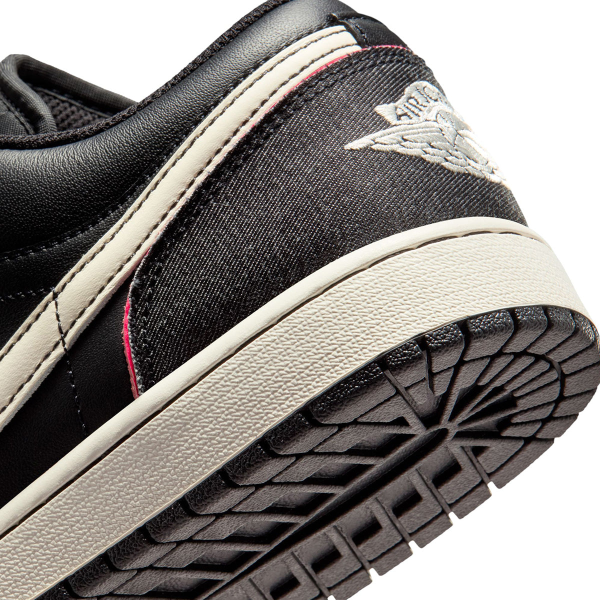 Air Jordan 1 Low SE 'Black/Black/Racer Pink/Pale Ivory'