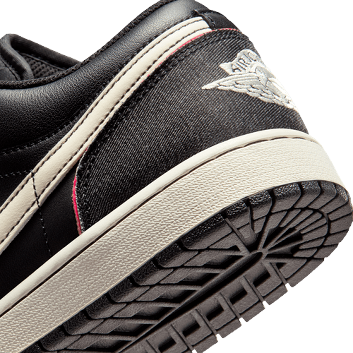 Air Jordan 1 Low SE 'Black/Black/Racer Pink/Pale Ivory'