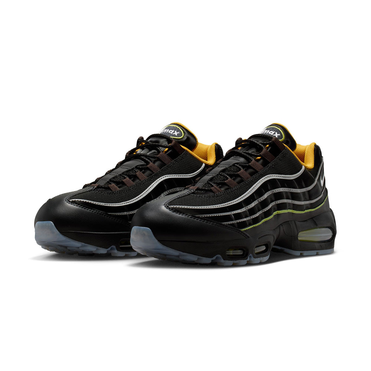 Ā Air Max 95 "Big Bubble" 'BLACK/WHITE/GOLD LEAF/PEAR'