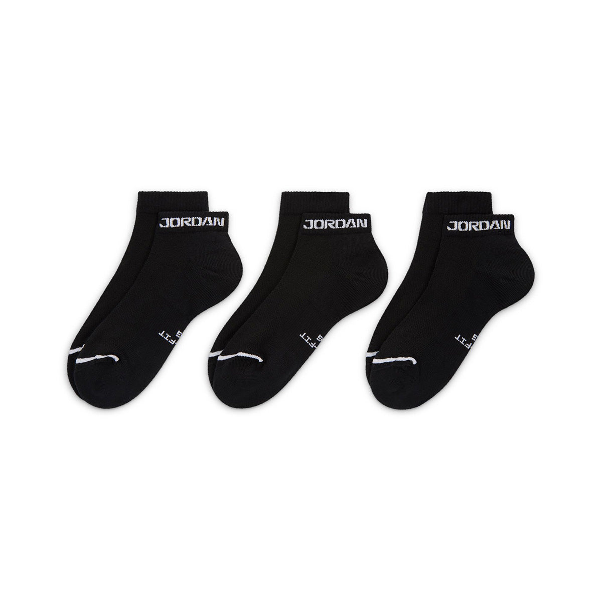 Everyday Elevated No-show Socks 3-Pair 'BLACK/WHITE'