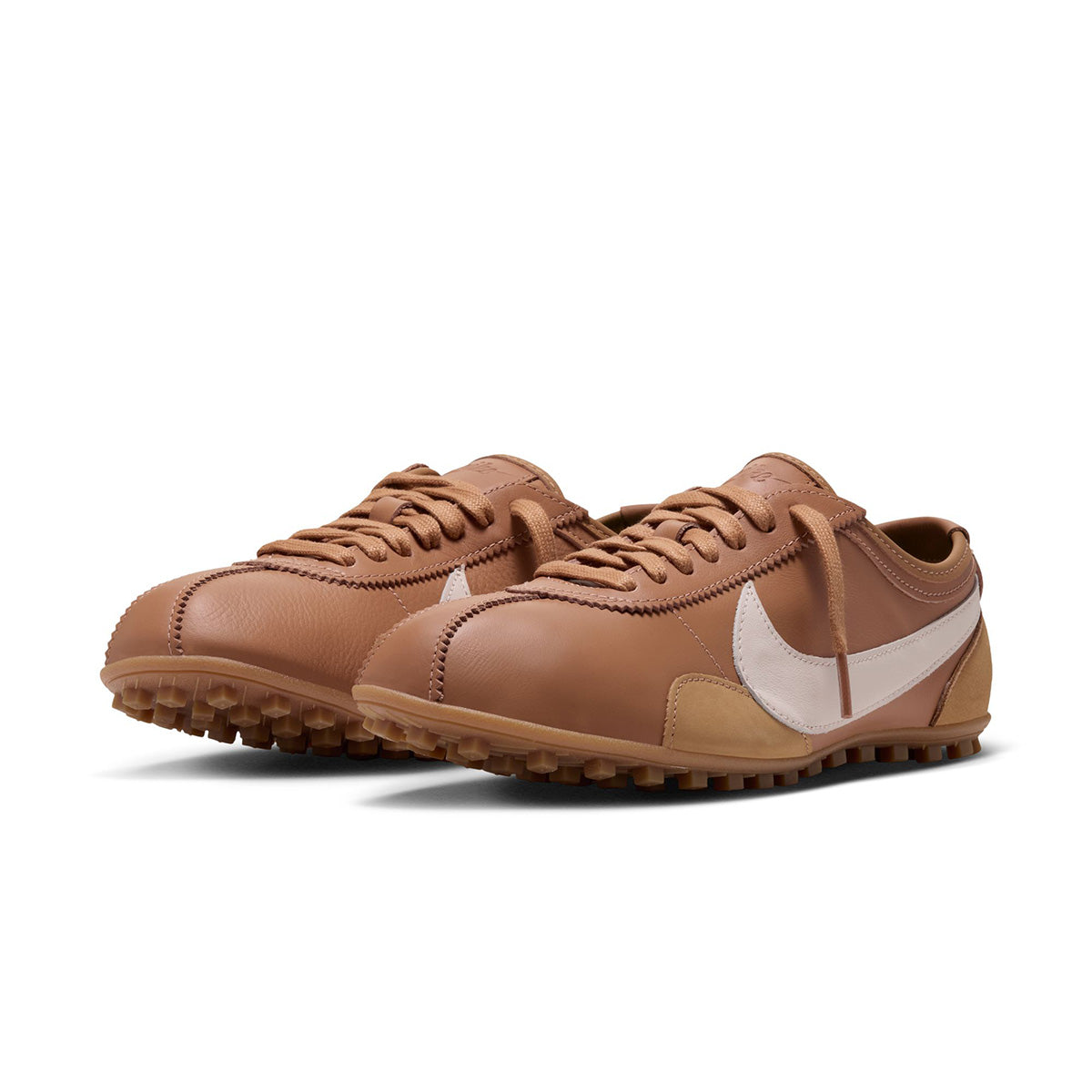 Wmns Moon Shoe OG Leather 'FLAX/PALE IVORY/GUM MED BROWN/MALACHITE'