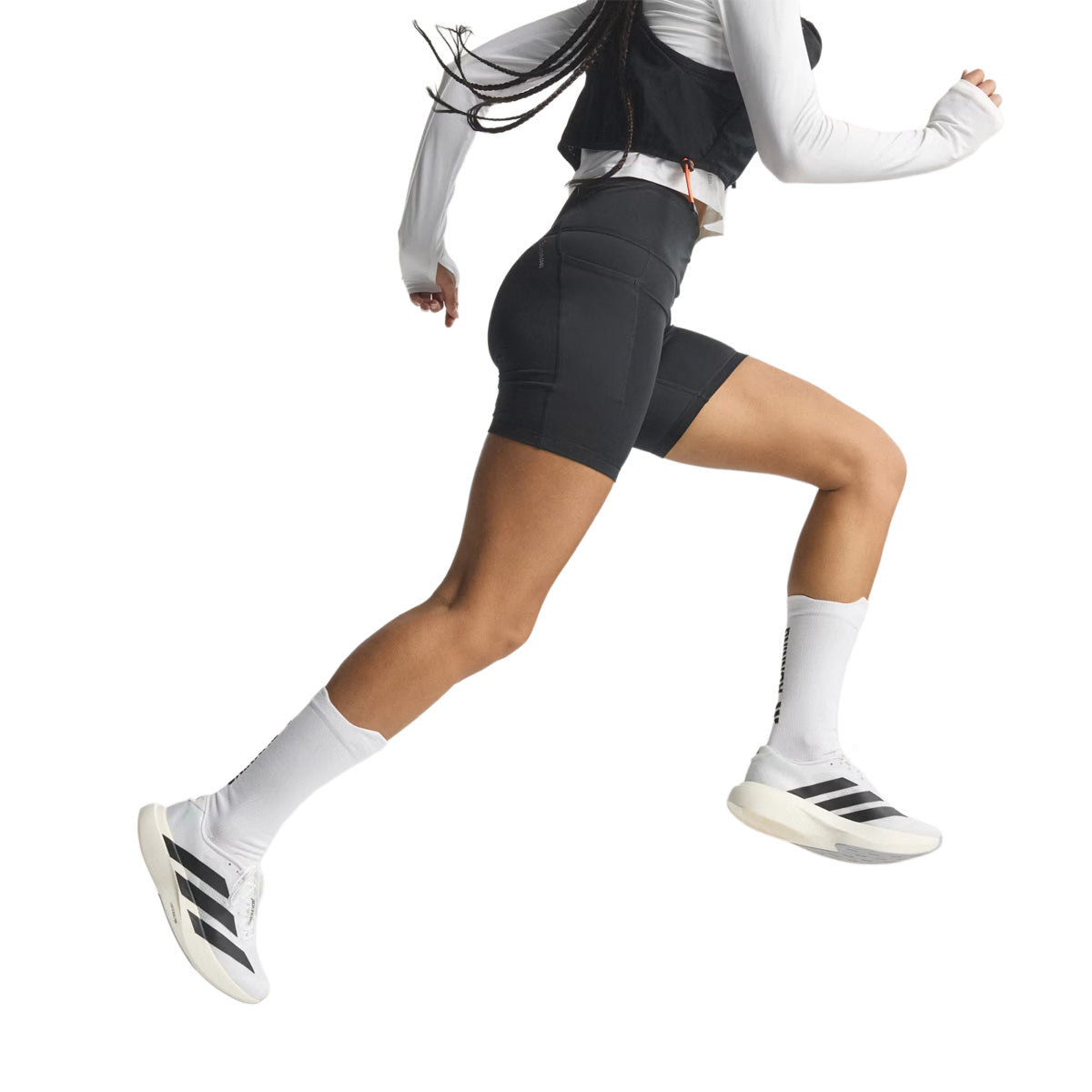 Wmns Adizero EVO SL 'Cloud White / Core Black / Cloud White'