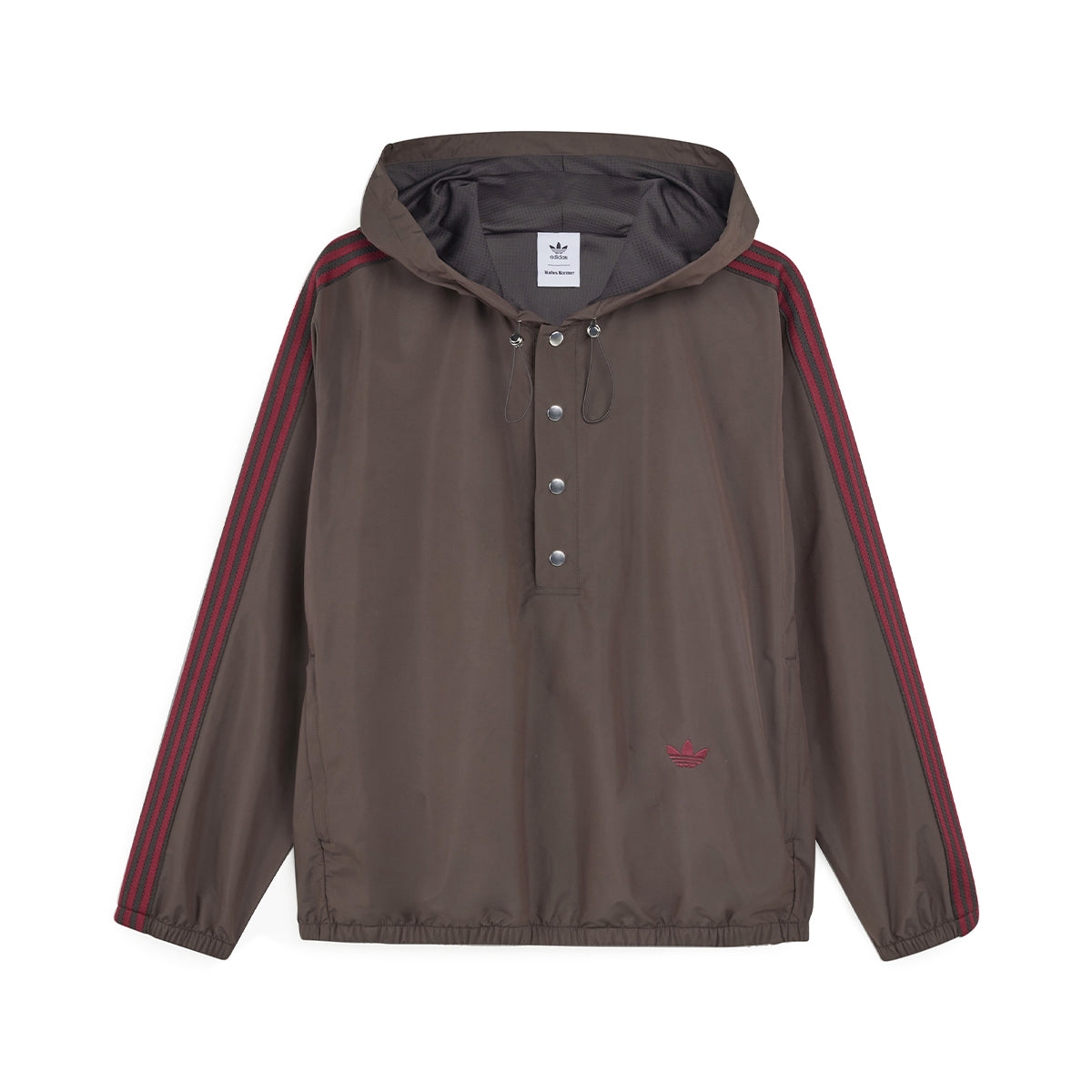 Wales Bonner NYLON ANORAK 'Night Brown'