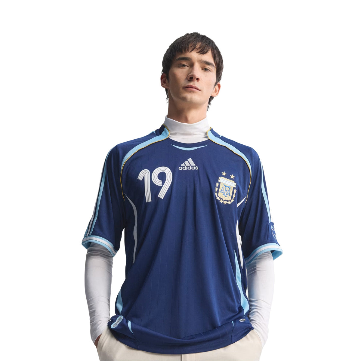 Argentina Away Jersey 2006 Messi 'DARK BLUE'