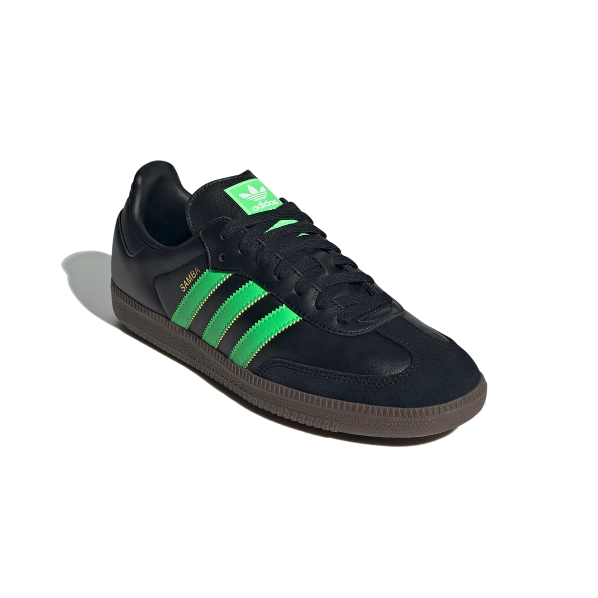 Samba OG 'Core Black / Screaming Green / Gum'