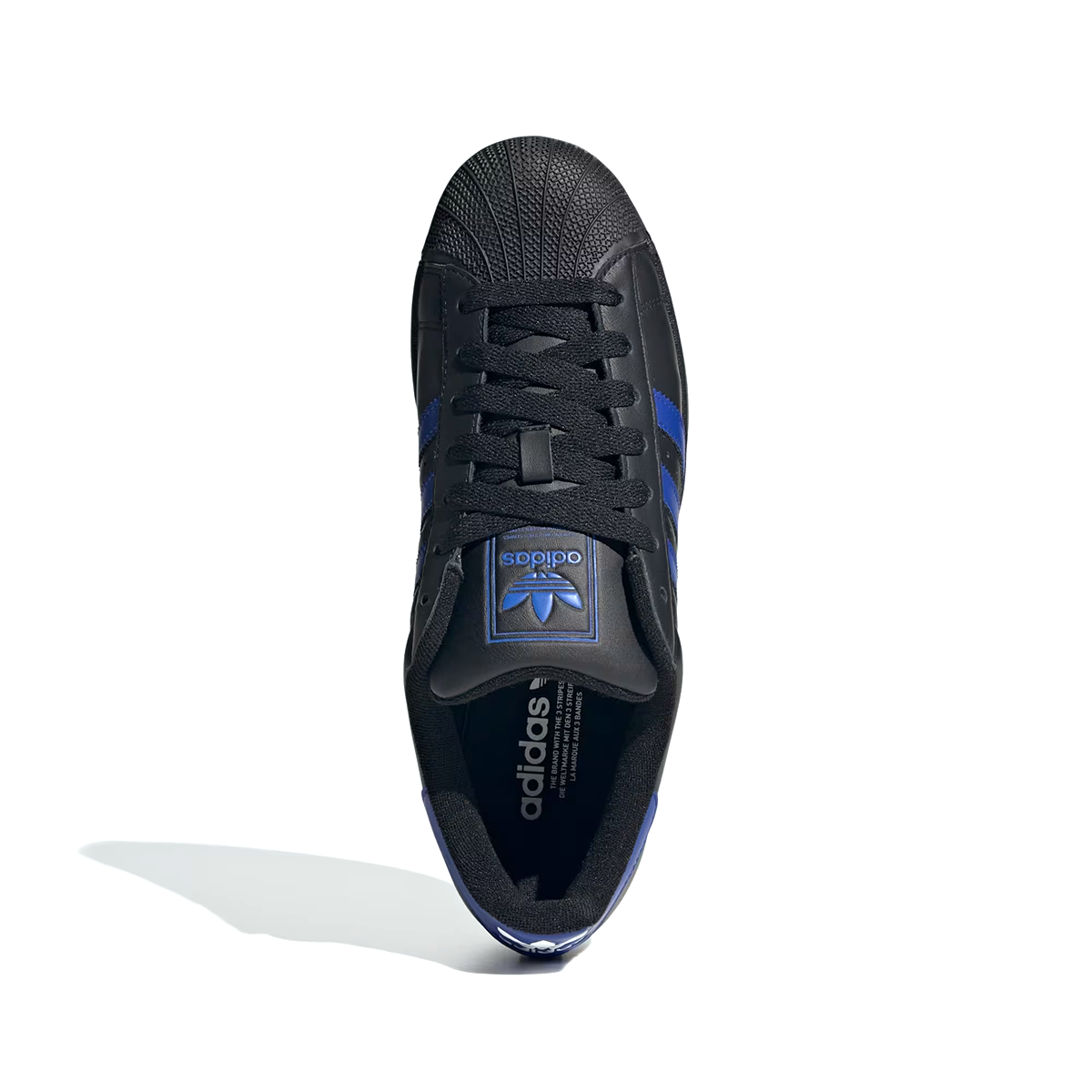 Superstar II "Coral black / semi lucid blue / cloud white’'