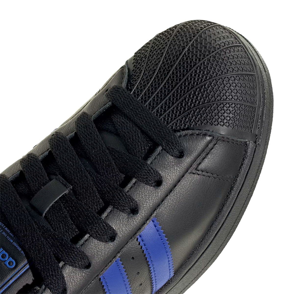 Superstar II "Coral black / semi lucid blue / cloud white’'