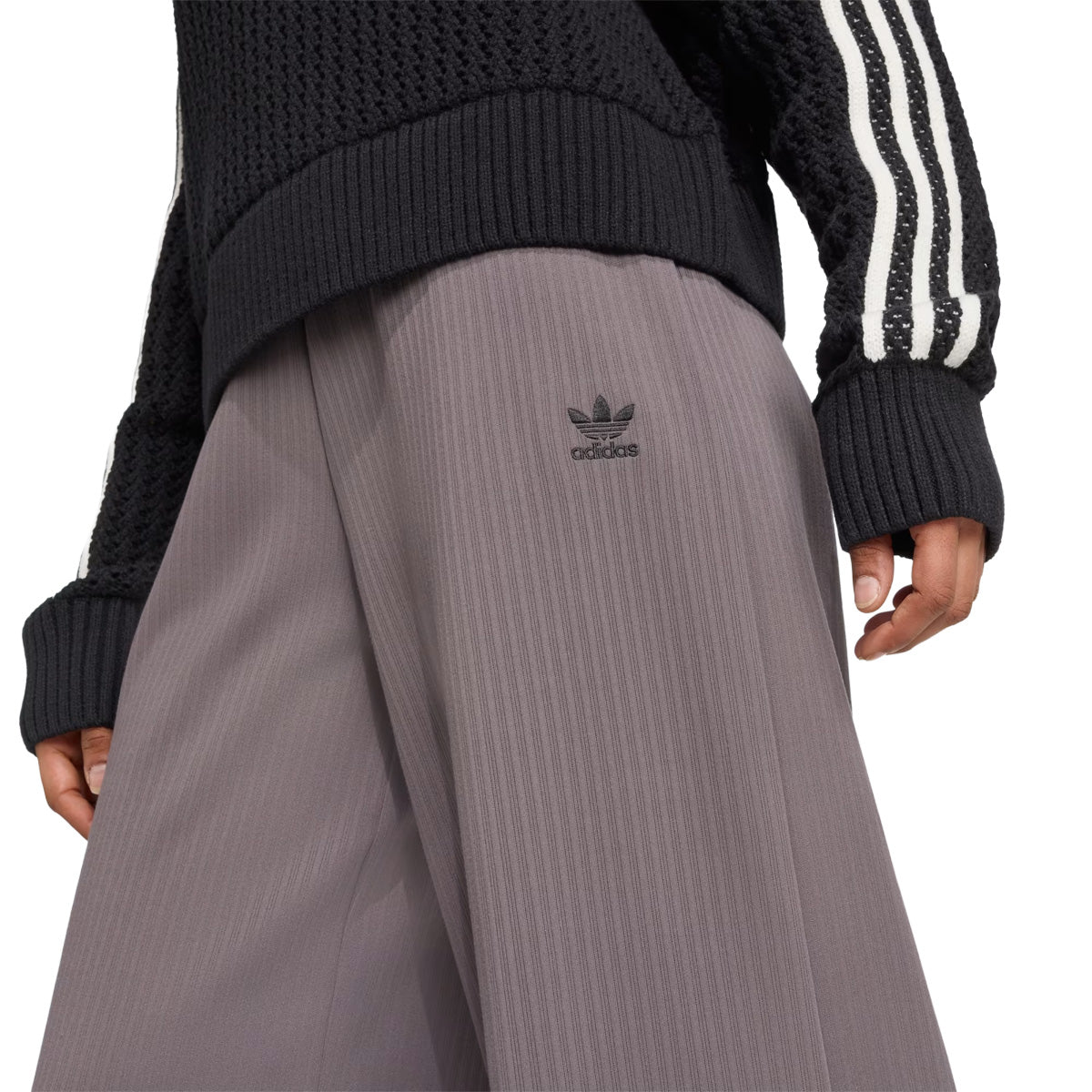 W Ribbed Winterized Pants 'Grey'