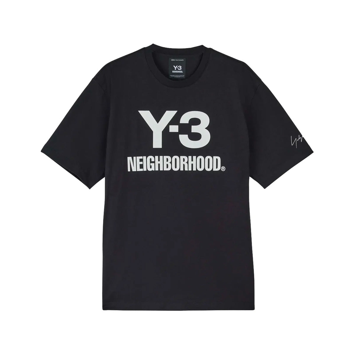 Y-3 NBHD Logo Tee 'Black'