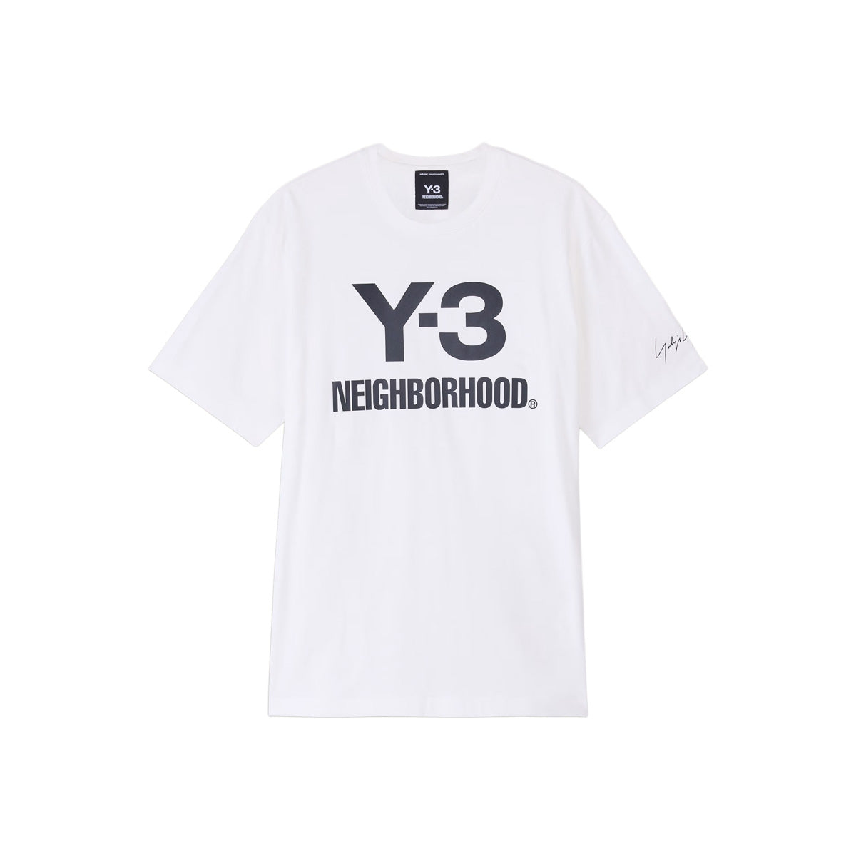 Y-3 NBHD Logo Tee 'Core White'