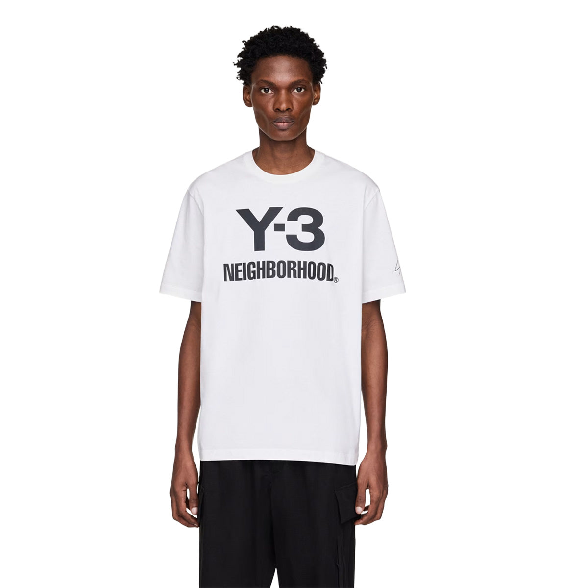Y-3 NBHD Logo Tee 'Core White'