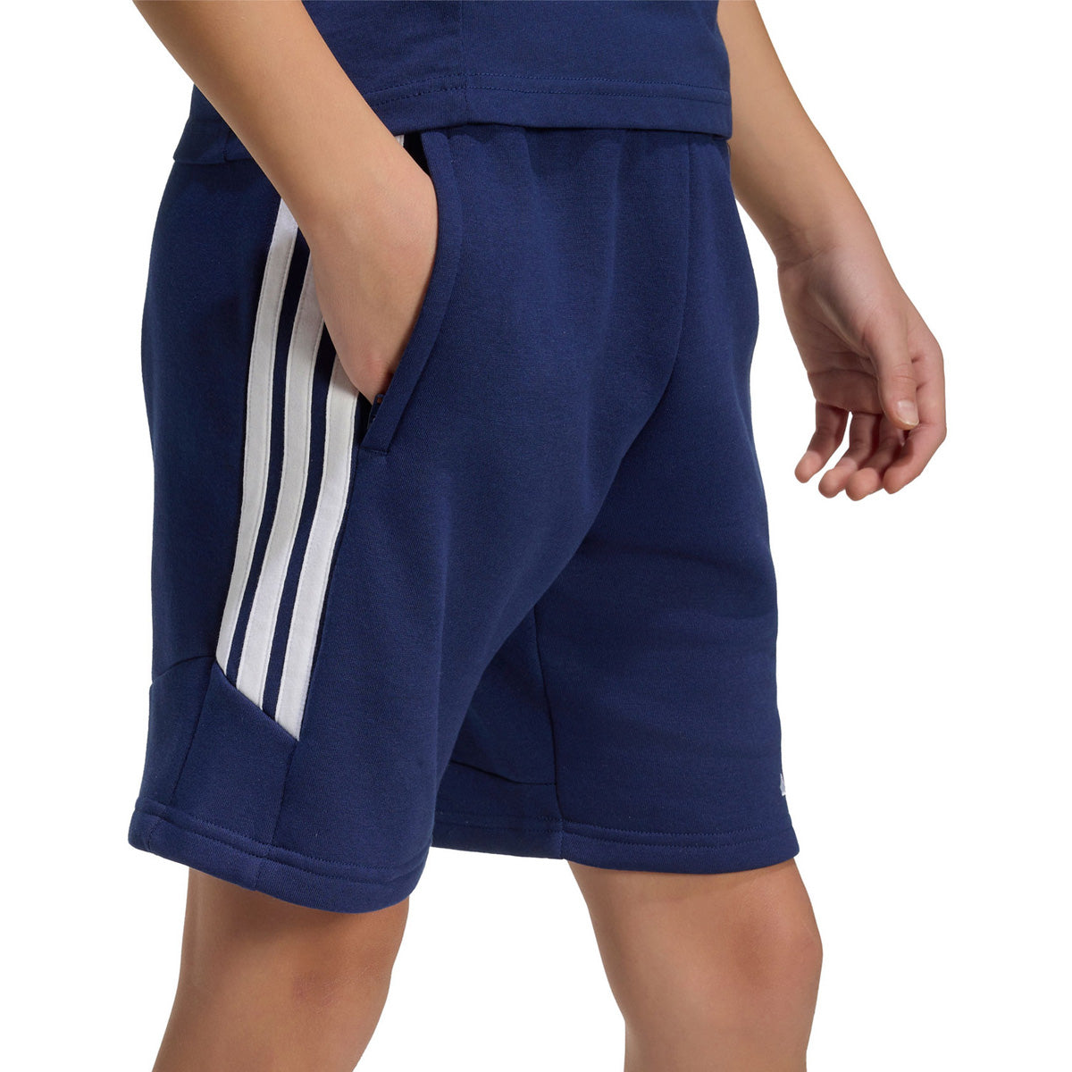 Tiro 26 League Sweat Short Kids 'Team Navy Blue/White'