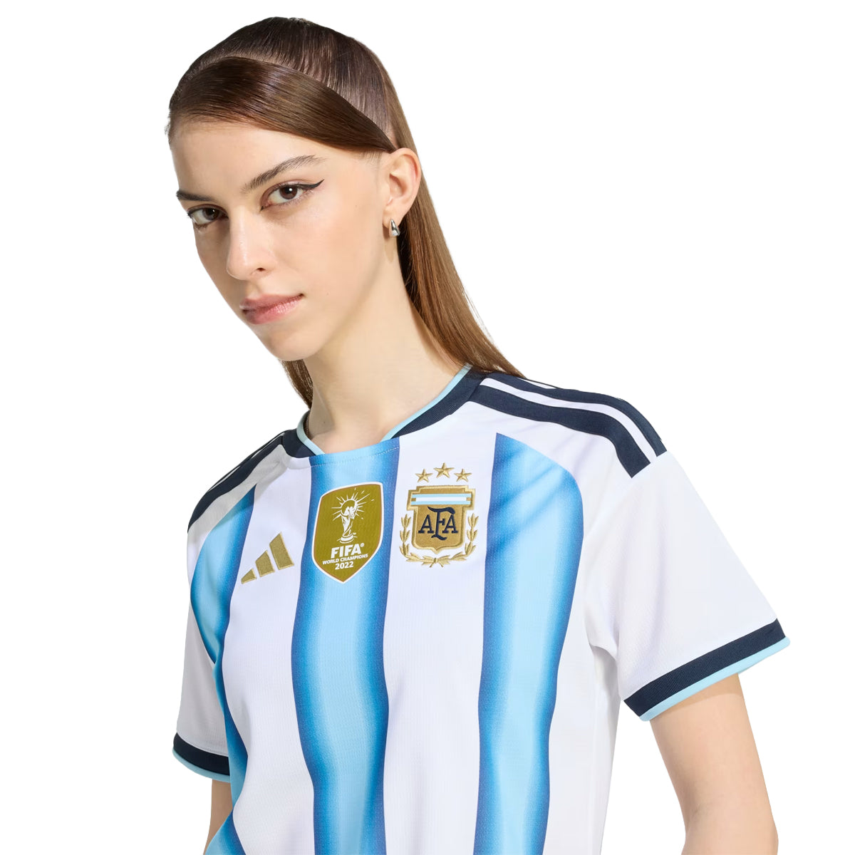 Wmns Argentina 26 Home Jersey 'WHITE/BLUE'