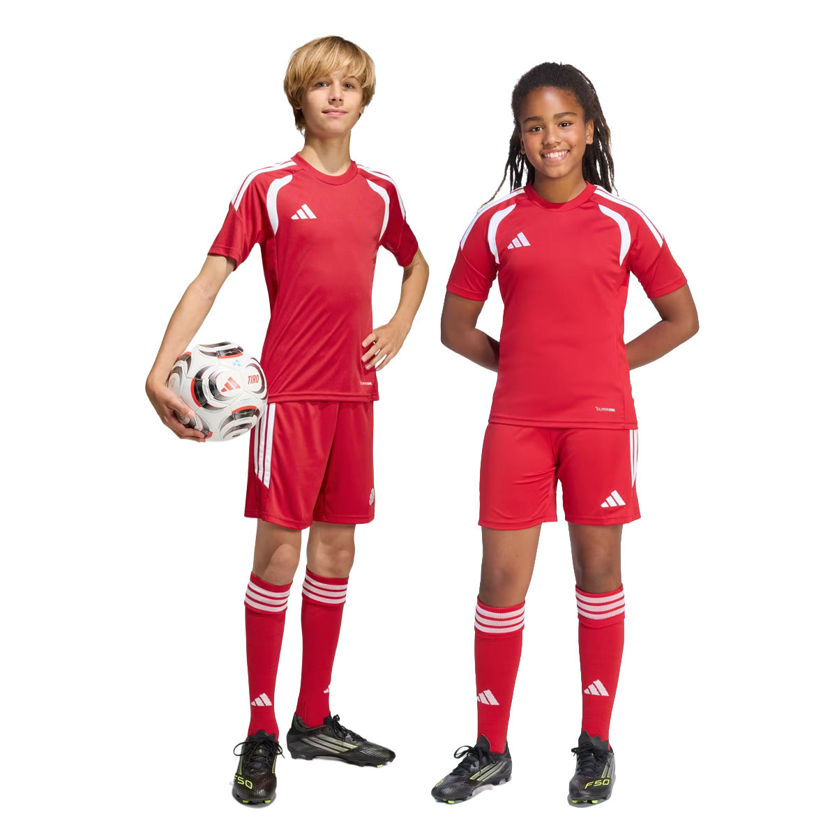 Tiro 26 League Kids Shorts 'Team Power Red 2 / White'