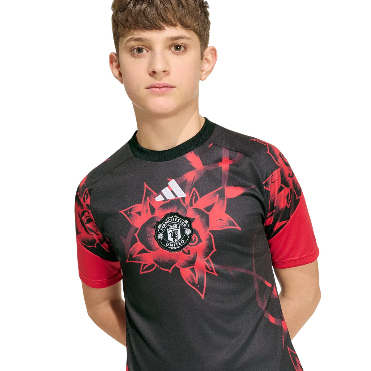Manchester United 26/27 Pre Match Jersey Kids 'Mufc Red / Black'
