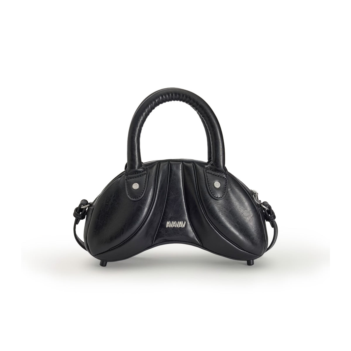 '+ AVAVAV PU SCULPT BAG 'BLACK'