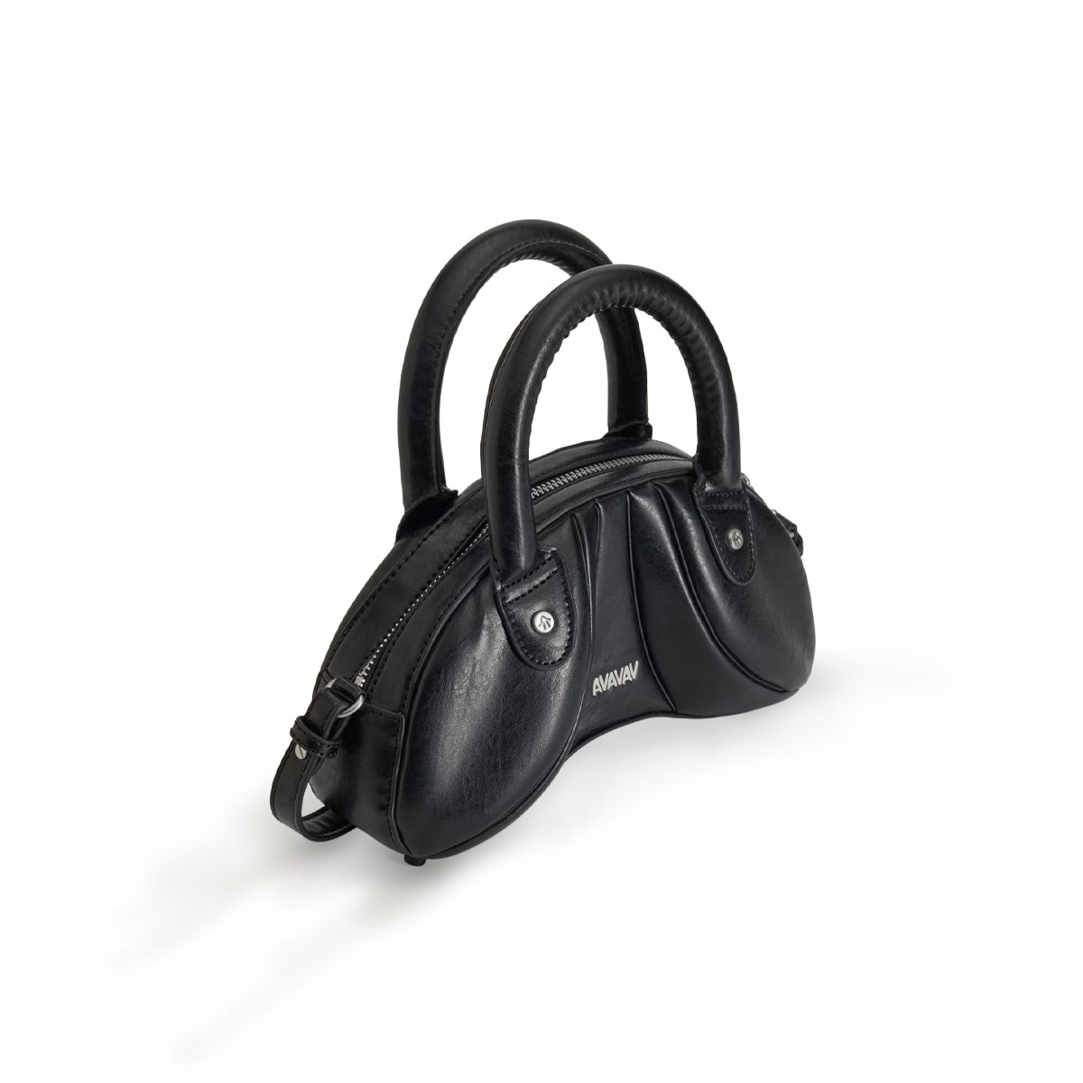 '+ AVAVAV PU SCULPT BAG 'BLACK'