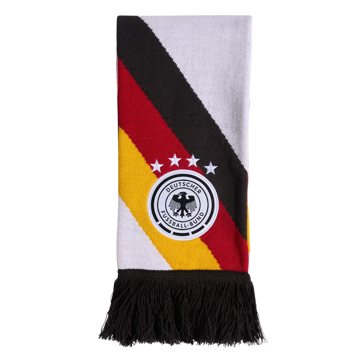 Germany 26 Scarf 'White / Black / Team Power Red 2 / Collegiate Gold'