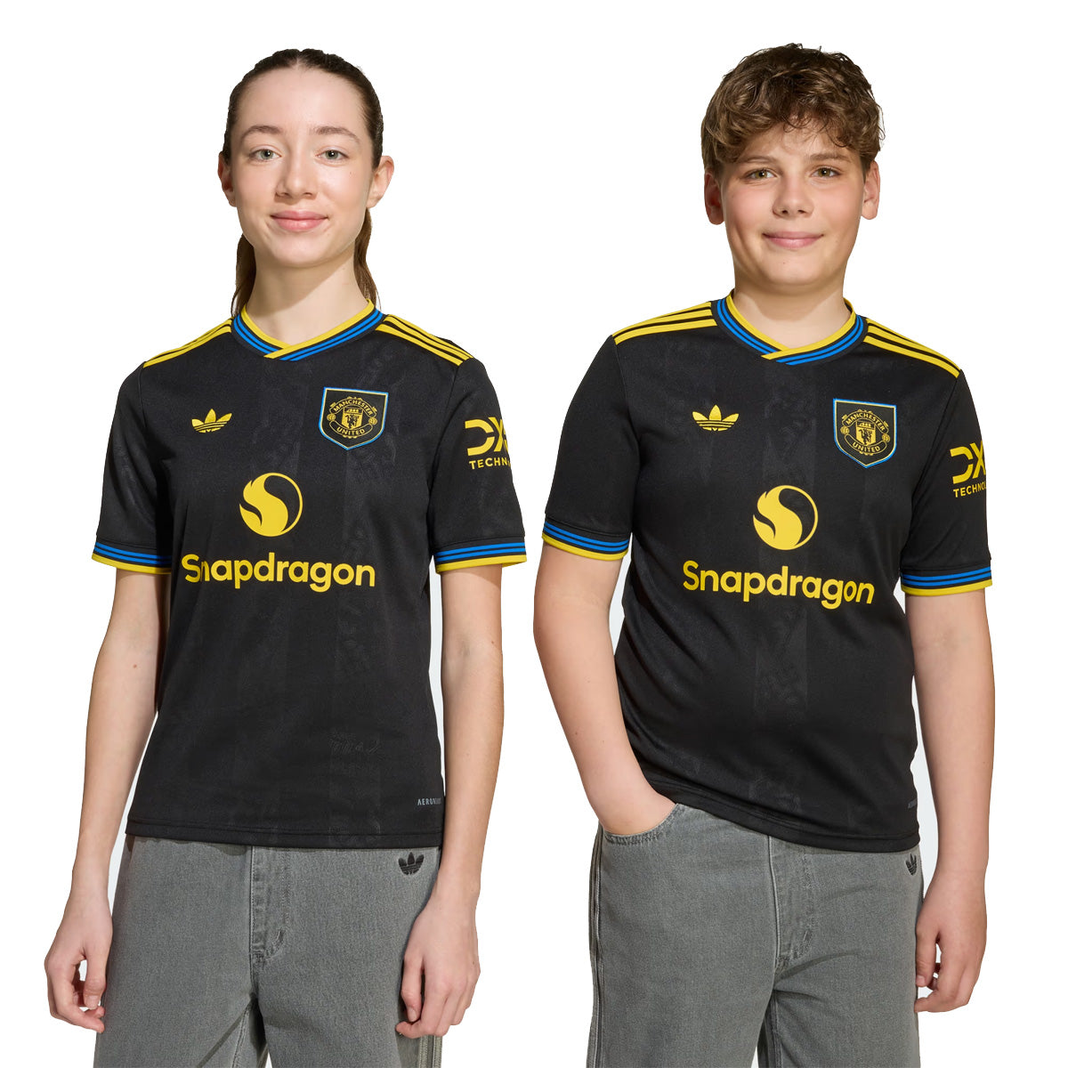 Manchester United 25/26 Third Kids Jersey 'Black'