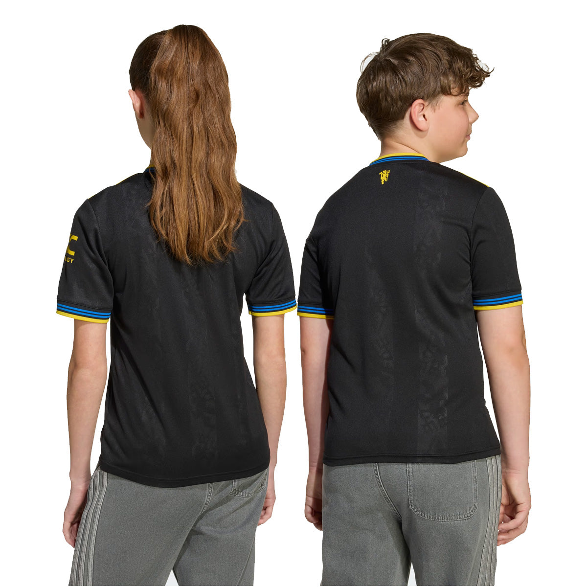 Manchester United 25/26 Third Kids Jersey 'Black'