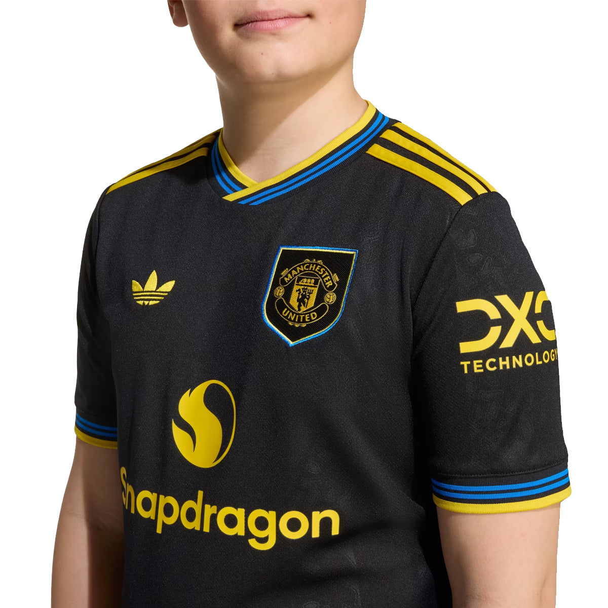 Manchester United 25/26 Third Kids Jersey 'Black'