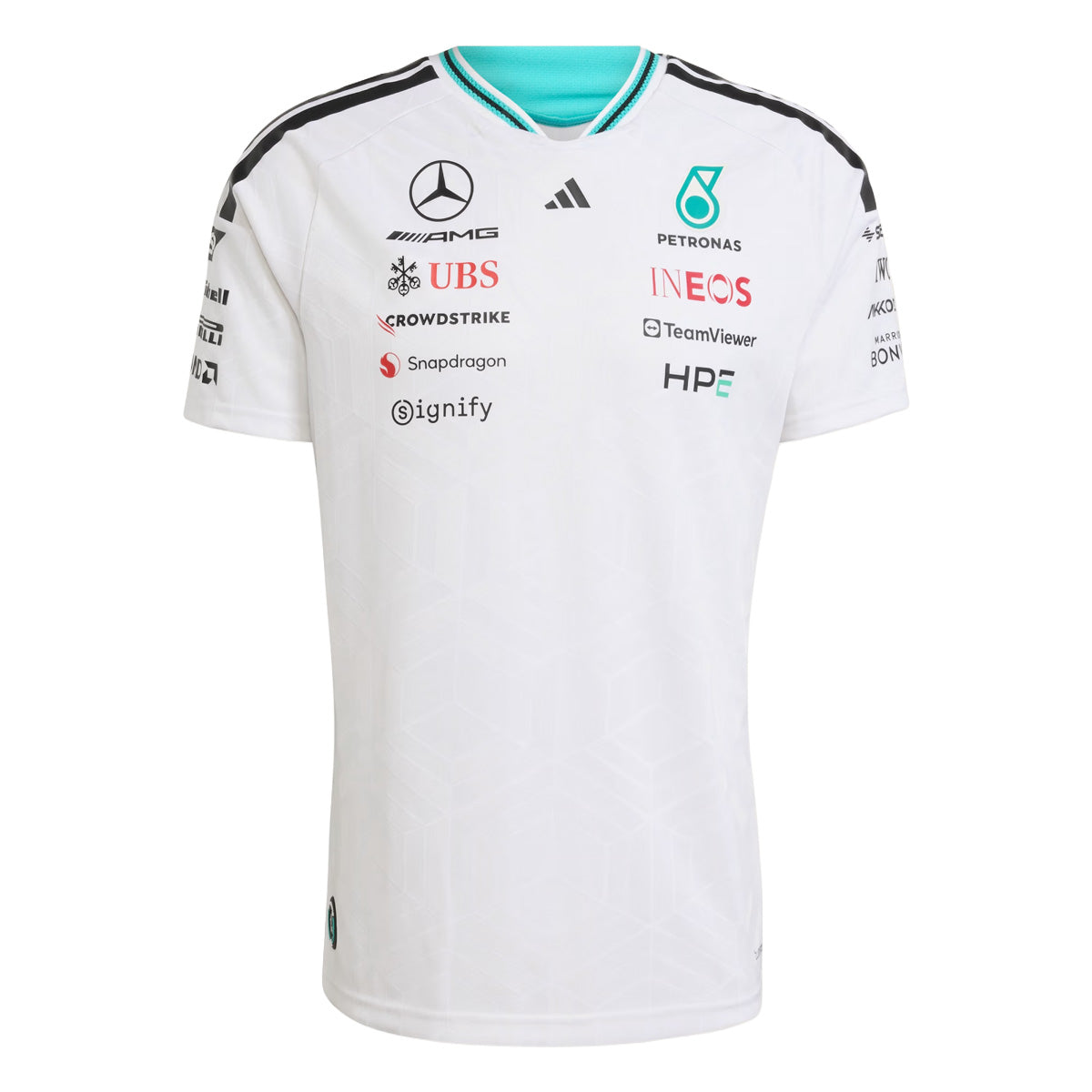 MERCEDES - AMG PETRONAS FORMULA 1 TEAM DRIVER JERSEY AUTHENTIC 'WHITE'