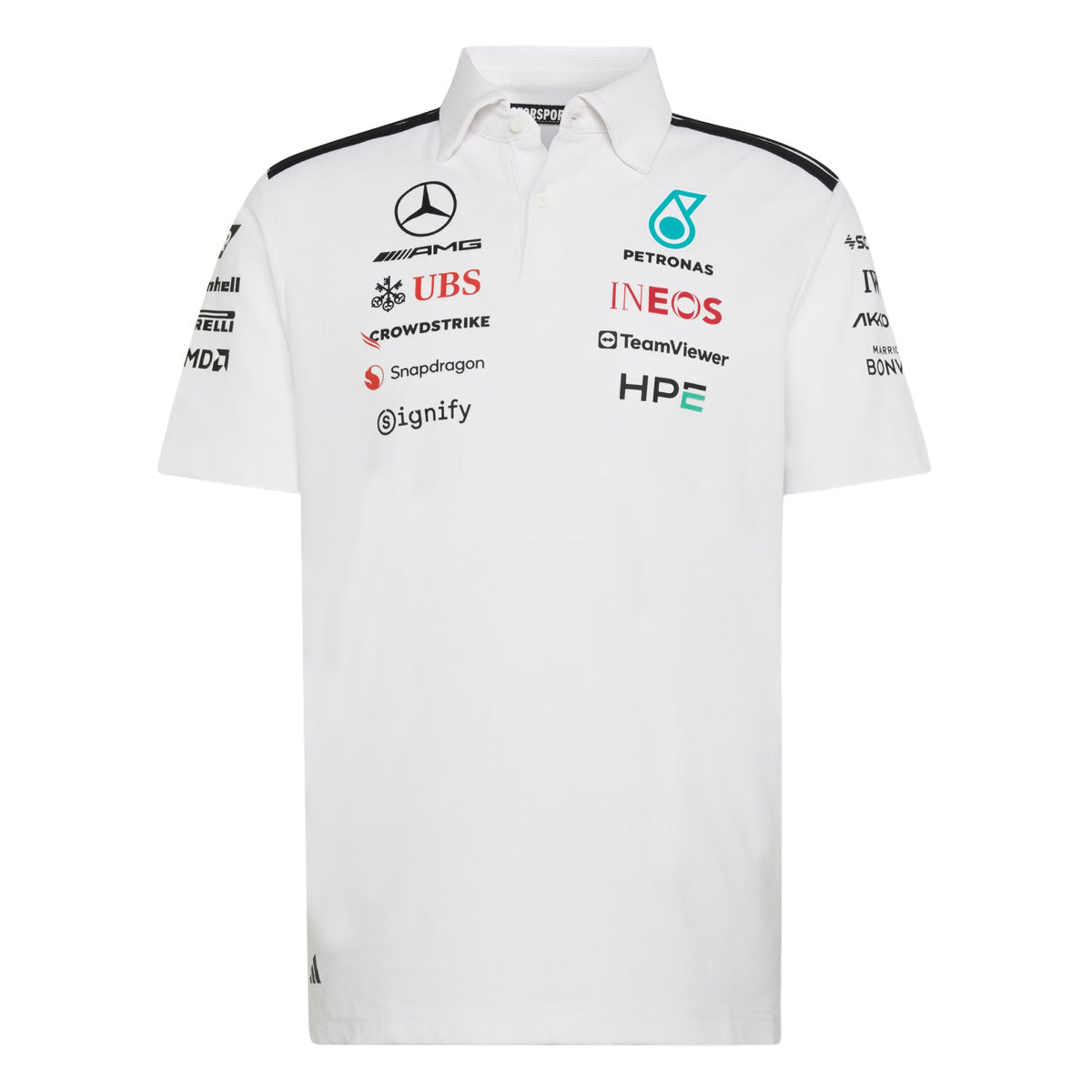 + MERCEDES - AMG PETRONAS FORMULA 1 TEAM ENGINEERS POLO Shirt 'White'