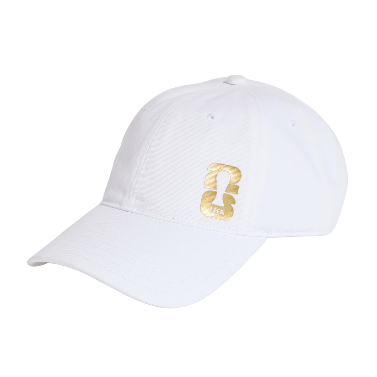 FIFA World Cup 26 Official Emblem Cap 'White/ Dark Football Gold'