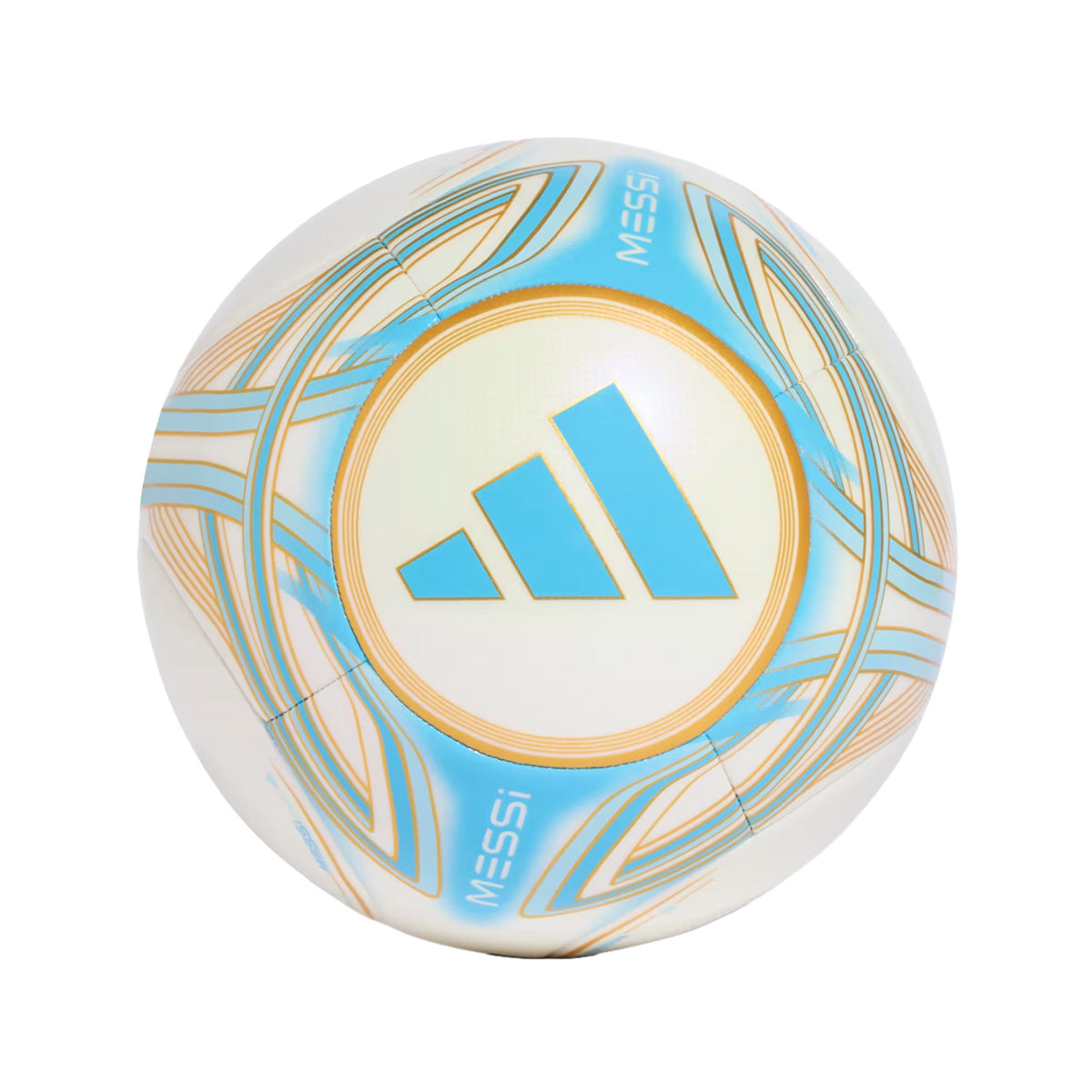 Messi Club Ball 'Ivory/Semi Blue Burst/Icey Blue/Gold Metallic'